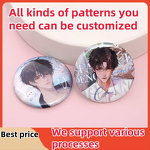 Tin Badge Factory - Modern Holography Reflective Anime Character Graphic