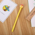 Gel Pen Manufacturer - Cute Girlish Gift Animal Duck Black Plastic Material