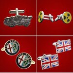 Tie Clip Factory - Wholesale Custom Metal Hard Soft Enamel Cuff Links
