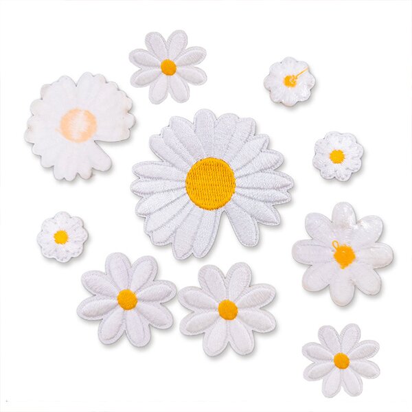 Iron on Patches Supplier - DIY Daisy Flower Shoes Hat Clothing Custom