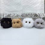Pom Pom Keychain Supplier - Cute Soft Artificial Rabbit Fur Plush Fluffy