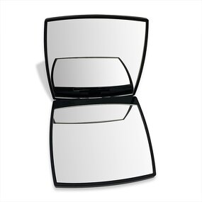 Hand Mirror Supplier - Mother Day Gifts Dual Sided Foldable Black ABS