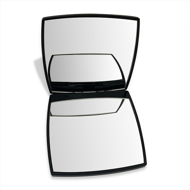 Hand Mirror Supplier - Mother Day Gifts Dual Sided Foldable Black ABS
