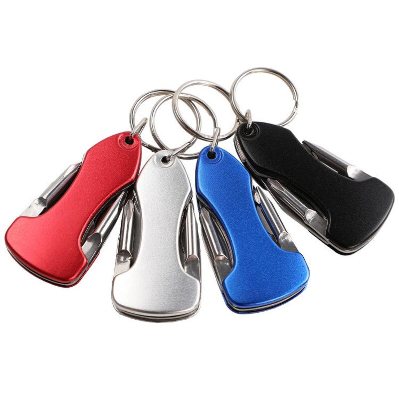 Keychain Manufacturer - Multifunctional Folding Screwdriver Pocket Bottle Opener