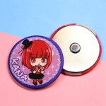 Button Pin Badge Manufacturer - Custom Logo Soft Plush Embroidery Tin