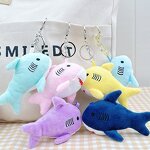 Plush Toy Keychain Supplier - Cute Mini Shark Doll Backpack Pendant Custom