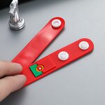 Silicone Wristband Manufacturer - Custom National Flag Adjustable Button Sports