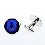 Cufflinks Supplier - Custom Metal Round for Men Birthday Valentine's Day