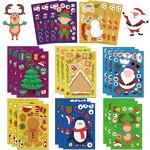 Paper Sticker Manufacturer - Waterproof Self-Adhesive Christmas Puzzle Cartoon
