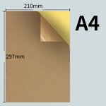 Label Sticker Manufacturer - A4 DIY 100 Sheet Paper Adhesive Hot Melt Rubber