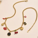 Necklaces Manufacturer - Custom Fashion Hard Enamel Stainless Steel Chokers