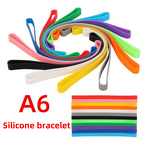 Silicone Bracelet Supplier - High Elastic Waterproof A6 Thin Colorful Book