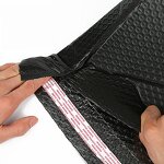 Bubble Mailers Supplier - 4x6 Inch Black Poly Shipping Packaging Envelopes