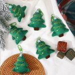 Plush Toys Keychain Supplier - Cute Christmas Tree Christmas Gifts Custom