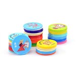 Game Coin Supplier - Custom UV Printing Round PS Plastic Reward for Kids