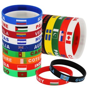 Silicone Bracelet Supplier - 2026 World Football Sports United States Flag