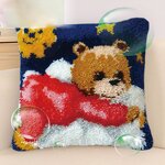 Pillow Set Supplier - Wholesale Cartoon Animal Baby Embroidery Cross Stitch