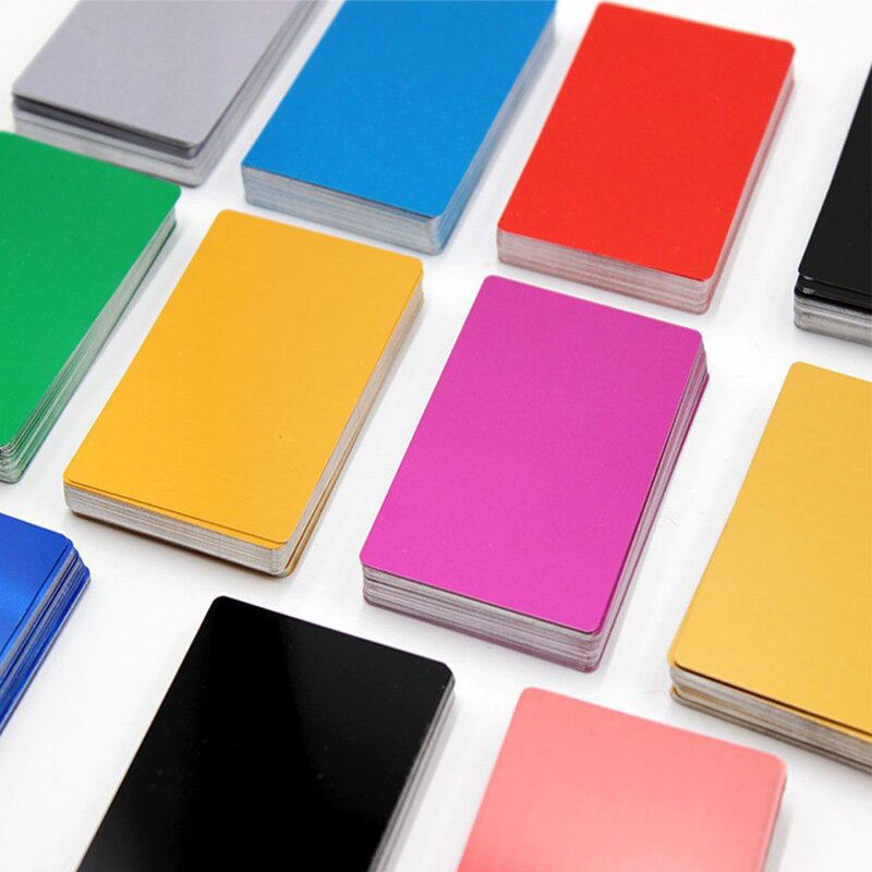Business Card Blanks Supplier - Wholesale Metal Custom Anodized Aluminum DIY
