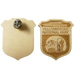 Wood Lapel Pins Supplier - Custom Laser Engraving Brooch ID Name Badge