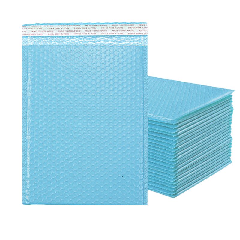 Bubble Mailer Bags Factory - Wholesale Cute Light Blue Poly 6x10 Inch