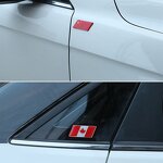 Car Emblem Badges Supplier - Personalized Metal Self-Adhesive American Flag