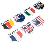 Car Emblem Badges Manufacturer - Wholesale Aluminium Alloy American Flag