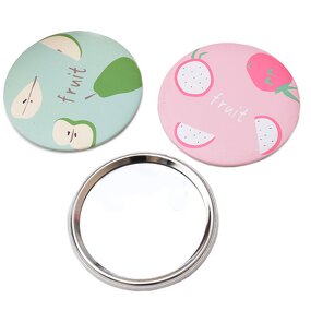 Compact Mirror Supplier - Cheap Custom Anime 50mm Tin Small Round Glass