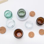 Glass Candle Jars Manufacturer - Custom Logo 200ml Empty with Wood Lids