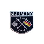 Car Emblem Badges Supplier - Deutschland Flags Custom Logo Soft Enamel