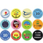 Game Coin Supplier - Custom UV Printing Round PS Plastic Reward for Kids