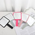 Make up Mirror Manufacturer - Plastic Hand Square Travel with Handle Custom