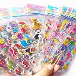 3D Sticker Supplier - Custom Promotional Bubble Puffy Cute Cartoon Logo