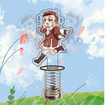 Acrylic Shaker Supplier - Low MOQ Custom Cute Funny Coil Spring Cartoon