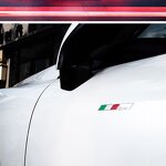 Car Emblem Badges Manufacturer - Italy Flags Aluminum Alloy Custom Logo