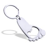 Bottle Opener Keychain Supplier - Cute Small Feet Metal Creative Wedding Gifts