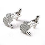 Cufflinks Factory - Personality Creative Table Tennis Men Silver for Shirt