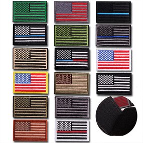 Patches Manufacturer - Designer Iron on USA Flag for Backpacks Caps