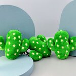 Plush Toy Keychain Supplier - Cute Fluffy 3d Cactus Backpack Doll Pendant