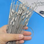 Keychain Cable Manufacturer - Custom Stainless Steel Wire Bulk 1.5mm Loops