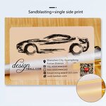 Business Cards Manufacturer - Small MOQ Custom PVC Plastic Transparent Matte