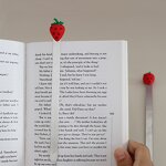 Bookmarks Supplier - Cute 3D PVC Fruit for Book Office Stationery Supplies