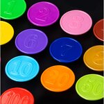 Game Token Coin Supplier - Custom 38mm Plastic Poker Chip Learning Counters