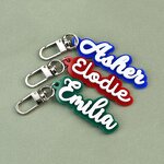 Acrylic Keychain Charms Factory - Personalized Cute Backpack Name Tags Custom