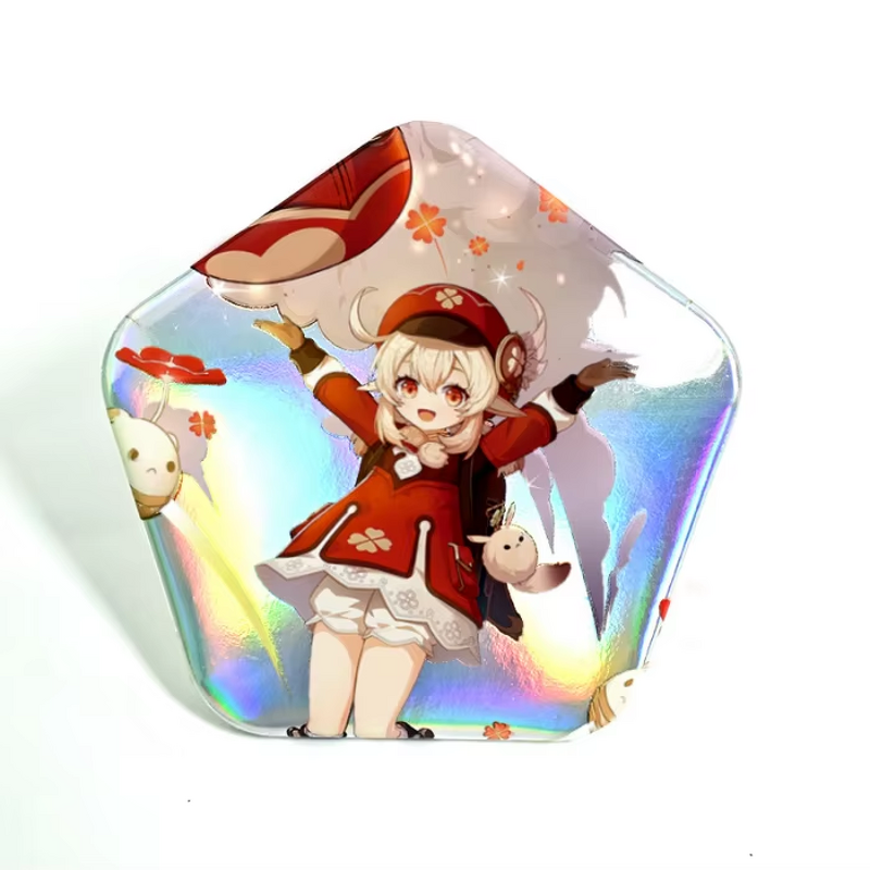 Badge Pins Brooch Manufacturer - Modern Style Personalized Tin Pentagon