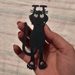 Bookmarks Factory - Cute 3D Cartoon Cat Custom Acrylic Office School Gift
