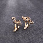 Cufflinks Studs Supplier - Diamond Musical Note Instruments Business Mens