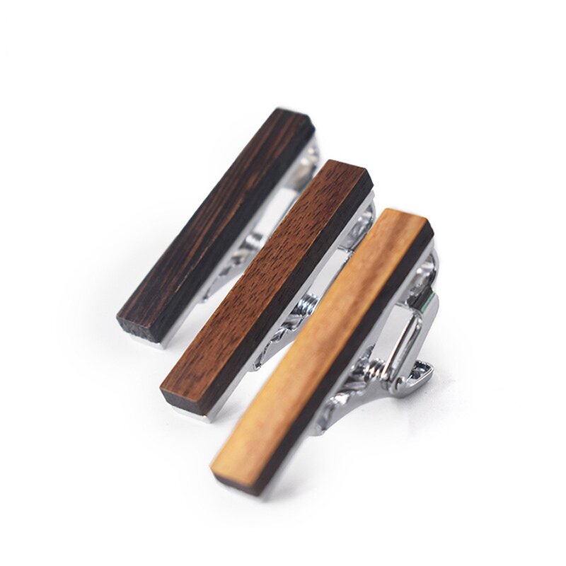 Tie Clip Manufacturer - Luxury Wedding Birthday Gift Wooden Mens Custom