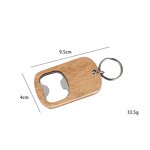 Bottle Opener Keychains Factory - Wholesale Blank Wood Beer Bottle Opener Tool