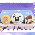 Button Pin Badges Factory - Custom Thick Soft Plush Foam Cartoon