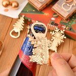 Bottle Opener Keychain Manufacturer - Christmas Tree Shaped with Gift Box Metal